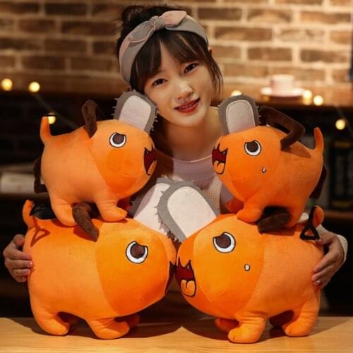 Japanese Anime chainsaw pochita Plush Doll Toy soft cartoon pillow cushion adult children cute toy gift