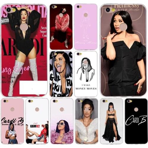 165H Cardi B Silicone Soft Tpu Cover phone Case for xiaomi redmi 4a 6a 4x note 5a pro mi a1