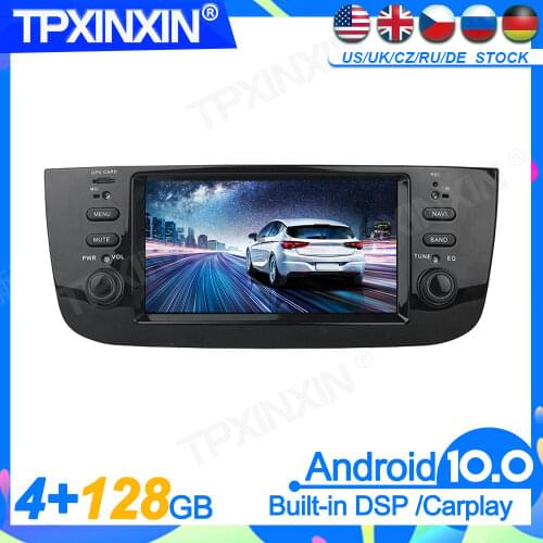 DSP Android 10 GPS Map Navigation Radio Stereo For Fiat Linea 2014 2015 Car Head Unit Auto Multimedia Player Radio Tape Recorder
