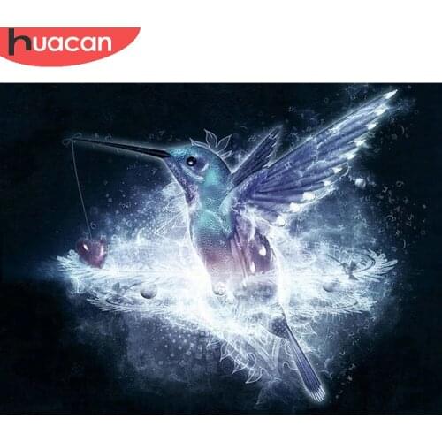 HUACAN 5d Diy Diamond Painting Bird Fantasy Full Square/round Embroidery Diamond Mosaic Animal Home Decor