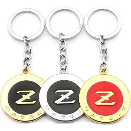 Car Keychain Z Logo Key Chain Ring Holder Keyring for Nissan Datsun