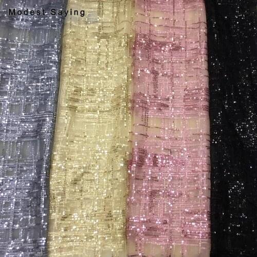 2Y Bling Pink Square Sequins Fabric for Evening Dresses Wedding Party Sparkly Glitter Cloth for Craft Mesh Decoration Material