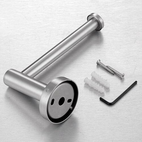 Toilet Paper Holder 304 Stainless Steel, Chrome Toilet Paper Holder Wall Mount for Bathroom & Kitchen paper towel holder