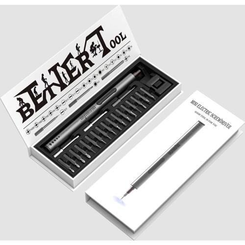 Creationspace CS02B Mini Electric Screwdriver Tools for Repairing Mobile Phones, Glasses, Computers 20 Bits