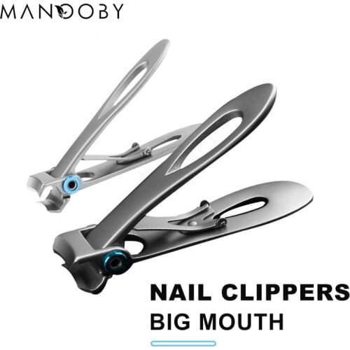 Professional Nail Clippers Stainless Steel Nail Cutter Toenail Fingernail Manicure Trimmer Toenail Clippers for Thick Nails