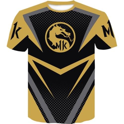 New game Mortal Kombat 11 fashion tshirt 3D Print Casual men women Short sleeve Hip Hop loose T-shirt Funny cool T shirt 5xl