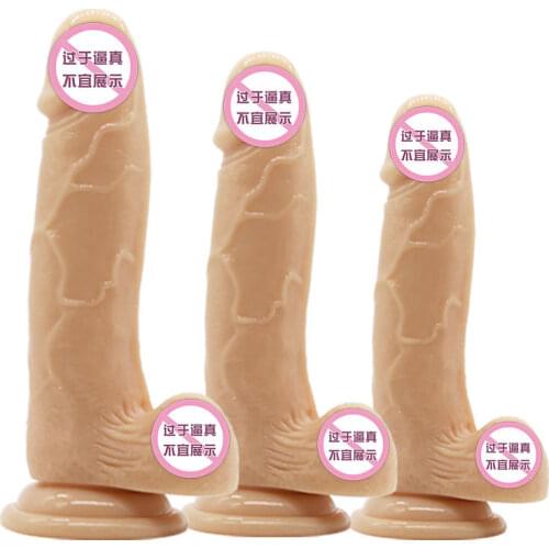 Crystal Huge Dildo Realistic Rubber Suction cup big Penis Vibrator for Woman Masturbation G-Spot Penis Massager Adult Sex Toys