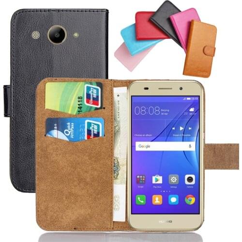 Huawei Y3 2017 Case 5" 6 Colors Flip Fashion Soft Leather Huawei Y 3 2017 Exclusive Phone Cover Cases Wallet Funda Coque