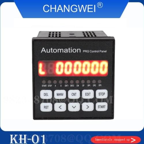 KH-01 CNC Uniaxial motor paso a paso controlador de movimiento controlador automatización PRG Control Panel 220V