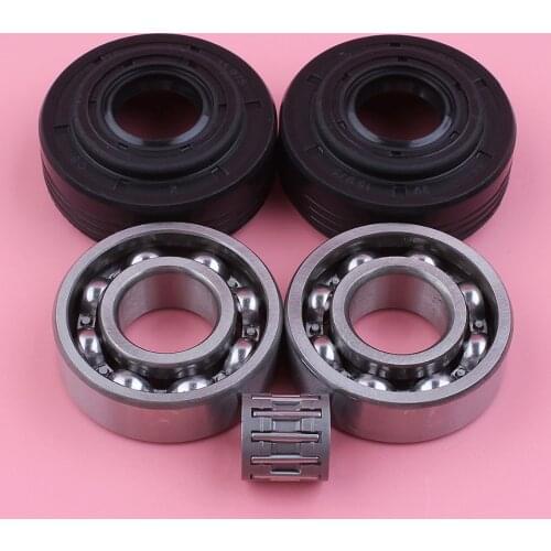Crankshaft Crank Bearing with Oil Seal Set Kit For Husqvarna 340 345 350 Jonsered 2145 Chainsaw Spare Parts