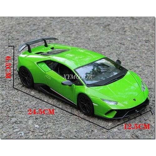 Maisto 1/18 For Lamborghini LP610 Huracan Metal Diecast Model Car Kids Boys Girls Toys Gifts Green For Display Collection
