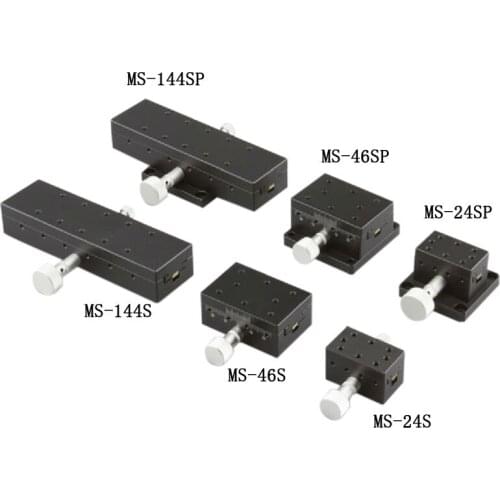 M-L-S-24S high-precision rack and pinion manual translation table with lock, vertical installation, stable miniature sliding tab