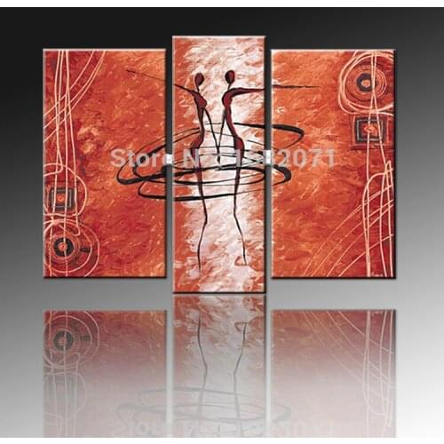 Skills Artist Hand-painted High Quality Modern Abstract Dancer Oil Painting On Canvas Abstract Decorative For Hotel Decorative
