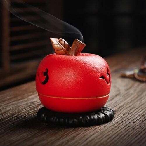 New Ceramic Plate Incense Sandalwood Incense Aromatherapy Furnace Creative Home Decoration