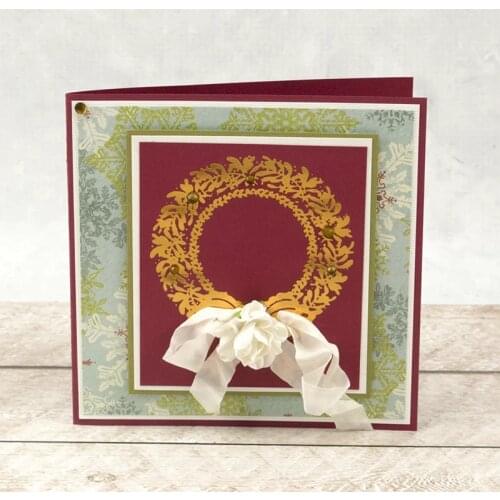 New Design Circle Wreath Frame Hot Foil Plate for DIY Scrapbooking Letterpress Embossing Paper Cards Crafts 2019 New