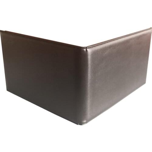 Custom production10" High grade leather video Brochure Universal Video Greeting Cards watching booklet for Advertising business