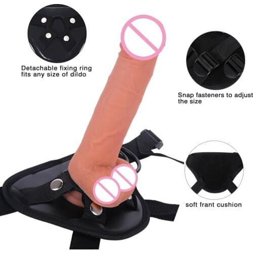 210MM Strap on Realistic Dildo Soft Huge Penis Thick Glans Dildo Womens Strap on Big Faloimitator Sex Toys for Lesbian Adultos