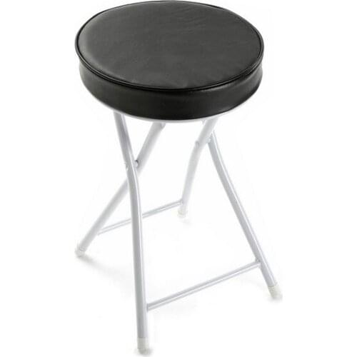 Folding Stool (30 x 51 x 30 cm) Black