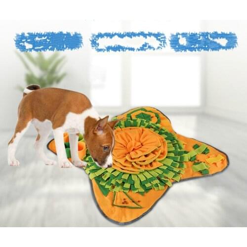 Pet Dog Sniffing Mat Dog Educational Toy Pet Snack Mat Flower Sniffing Mat Training Mat dog toys interactive