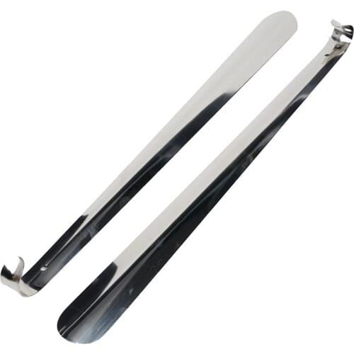 Stainless Steel Shoehorn Shoe Spoon No Bending Shoe Flexible Tools Eldery Slip Spoon Sturdy Backache For Pregnant Shoe Lift R4T8