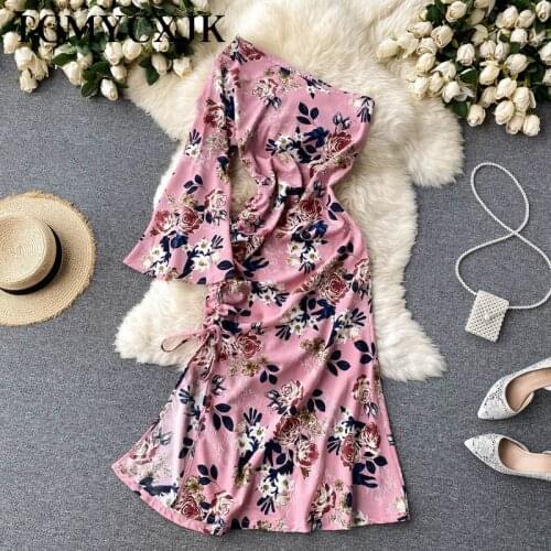 Летние платья с открытыми плечами Tcmycxjk China At AliExpress