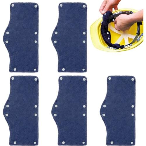 5pcs/lot Safety Hard Hat Sweat-Band Replacement Soft Worker Helmet Snap-on Type accessories Sweat Outdoor Comfort summer towel