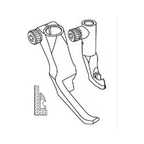 1 pair(2 pieces) Industrial Sewing Machine foot for DURKOPP 367/867 Sewing Machine