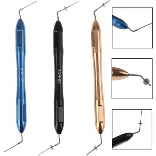 1PCS Dental Buchanan Hand Pluggers Cone Flat Fill Obturation Endodontic Instruments