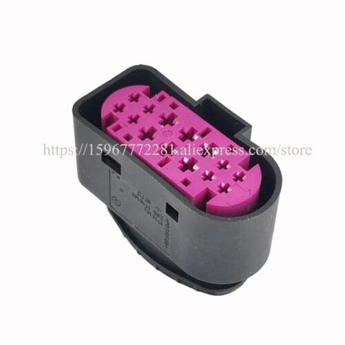 100set 1719104 car male Connector cable Terminal jacket auto socket 14 pin female Connector automotive plug DJ7141-1.5/3.5-21