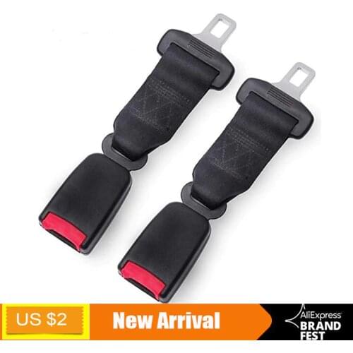 2PCS Car Safety Belt Extender Seat Belt Cover Seat Belt Padding Extension Buckle Plug Buckle Seatbelt Clip Car Accessories