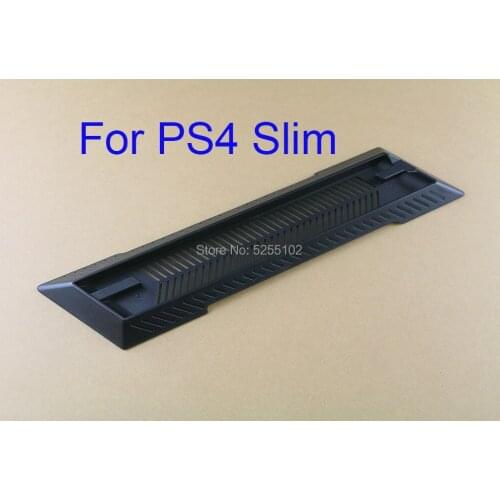 Alloyseed Vertical Stand Dock Mount Game Console Cooling Support Base Holder Cooler Stand Black ABS for Sony PlayStation 4 Slim