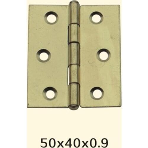 Freeshipping 50*40*0.9mm Iron Metal Hinge Sewing Machine Folding Table Furniture Flip Tray Hinges Big Door Hinges