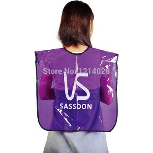 Free Shipping PVC Hair Coloring Wrap, Waterproof Hair Neck Cape For Baber,Professional Hair Perm Gown In Famous Brand VS-08