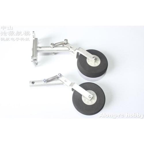 Free Fhipping 105mm Kneeling Landing Gear Worm Shock Damping Tripod Suitable for RC MODEL aircraft RC PLANE DIY PLANE