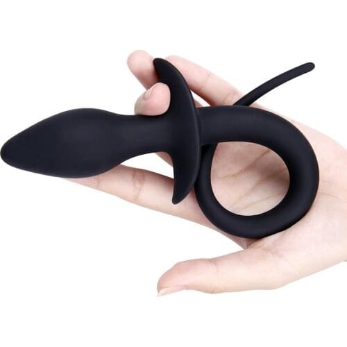 Big Butt Plug Dildo Pump Anal Expander Prostate Massage Dog Tail Inflatable Anal Plug Sex Toy For Men Women Adult Games