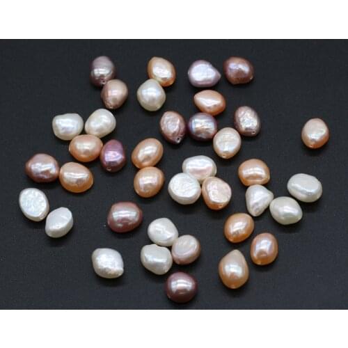 Natural AA Freshwater Pearl Beads Vertical Hole Loose Pearl Beads for Making DIY Jewelry Necklace Bracelet 20pcs