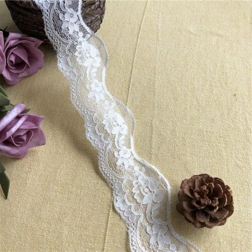 Elastic Lace 5cm s1044 Fabric DIY Crafts Sewing Suppies Decoration Accessories For Garments Elastic Lace Trim