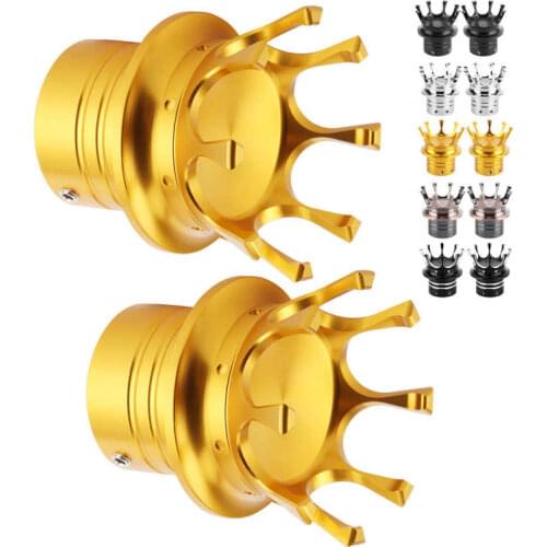 Wheel cap jant kapak Front Axle Cap Covers Distinctive Crown Styling CNC Aluminum Alloy for Motorbike Modification oto