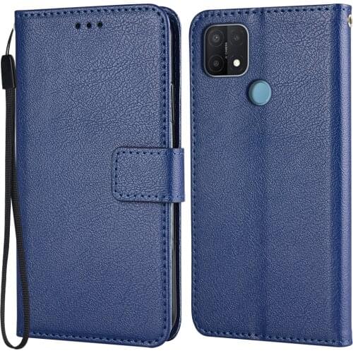 Leather Wallet Case for On OPPO A15 Flip Case for OPPO A15S Capa Phone Bag for OPPO A35 Cover Card Slot Funda