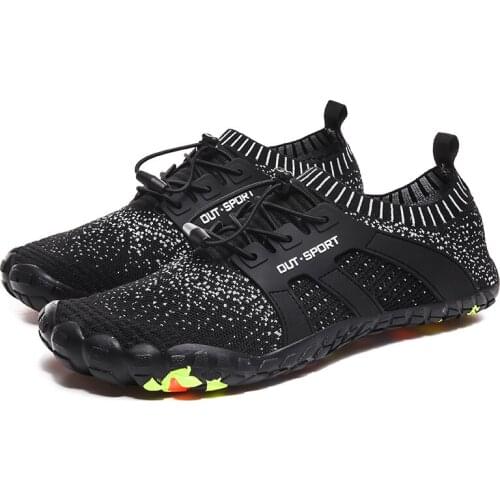 Aqua Summer Outdoor Sneakers Breathable Women Quick Dry Water Shoes Non-slip Hiking Shoes Men Waterproof Rubber Upstream Shoes