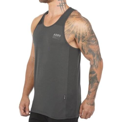 Workout Singlets Bodybuilding Tank Top Mens Sleeveless T-shirt Clothing Basketball Cotton MuscleFitness Sports Running Vest
