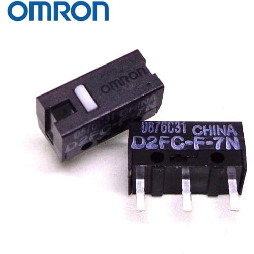 1000PCS OMRON mouse micro switch D2FC-F-7N White dot mouse microswitch New And Original