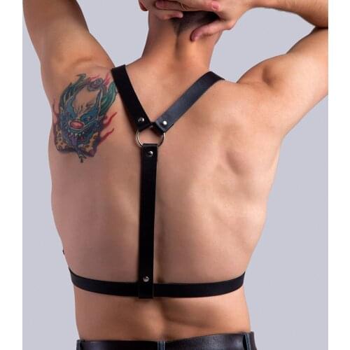 Adults Bdsm Bondage Role Play Men Gay Leather Harness Belts Men Straps Body Chest Suspenders Sword Belt Man Harness Garter