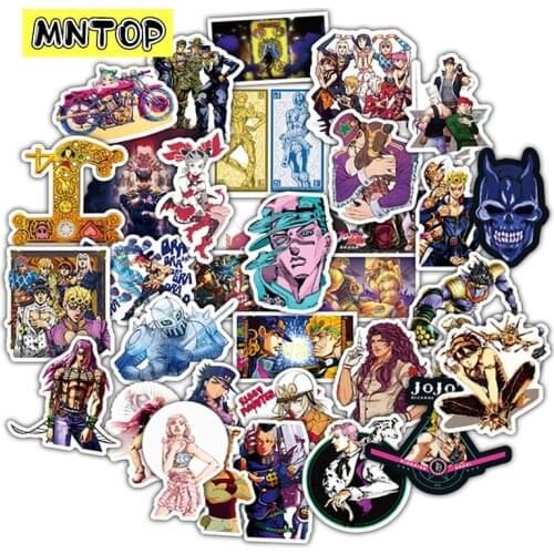10/30/50pcs/lot Japan Anime JoJos Bizarre Adventure Sticker For Tablet Laptop Phone Refrigerator Motorcycle Suitcase Skateboard