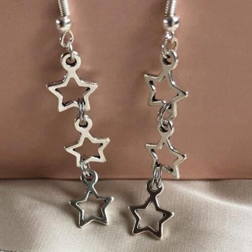 New Star Earrings Star Goddess Necklace Stars Children Gifts Witchcraft Gifts Modern Witch Necklace Stars Charm Earrings