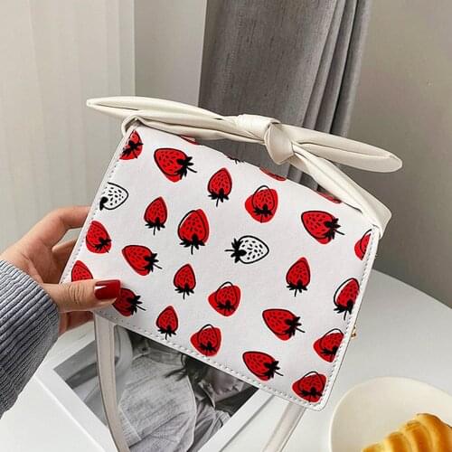 Strawberry Wallet Spring Purse Handbags 2021 Cross Body Bags Fashion Hand Bags High Quality and Cute Shoulder