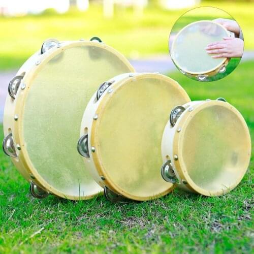 Rhythm Practice Environmental Protection Children Instrument Hand Tambourine Toy for Toddlers