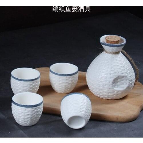 Hand-Painted Cocktail Shaker Bar Set Eco Friendly Japanese Classic Creative Dosador Bebida Drinks Kitchen Dining Bar BD50BS