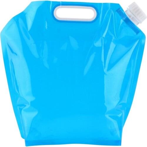 5L Foldable Water Bag PE Tasteless Non-toxix Seal Portable Drinking Collapsible Water Container Survival For Camping