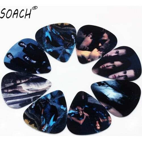 SOACH 10pcs 0.71mm guitar paddle two side earrings pick DIY design Guitar Accessories pick guitar picks for ukulele base